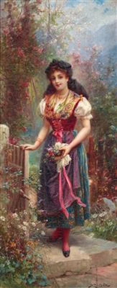 Off to Church by Hans Zatzka