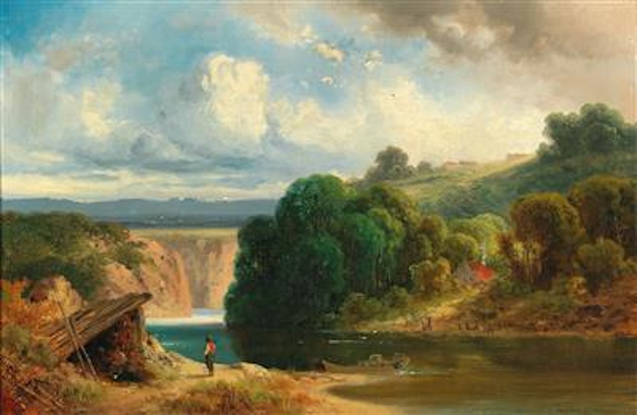 A River Valley by Anton Doll