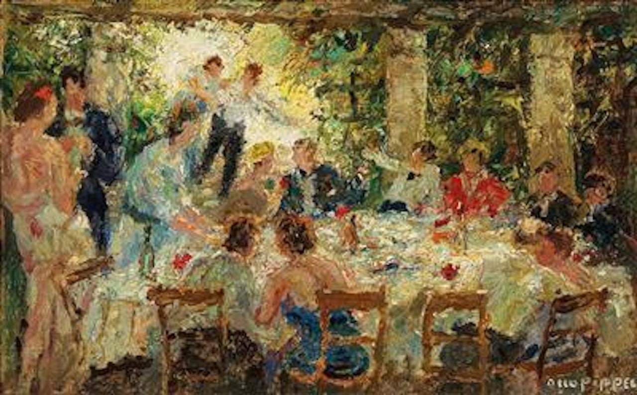 Elegant Dinner Party by Otto Pippel