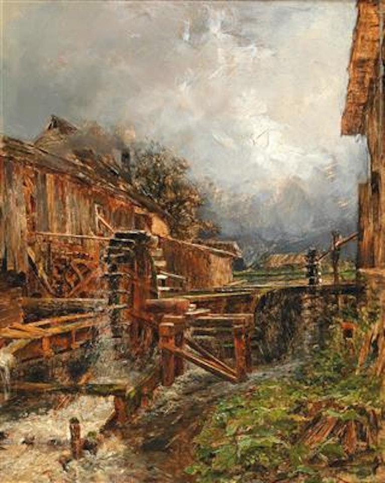 Mill at Goisern by Olga Wisinger-Florian