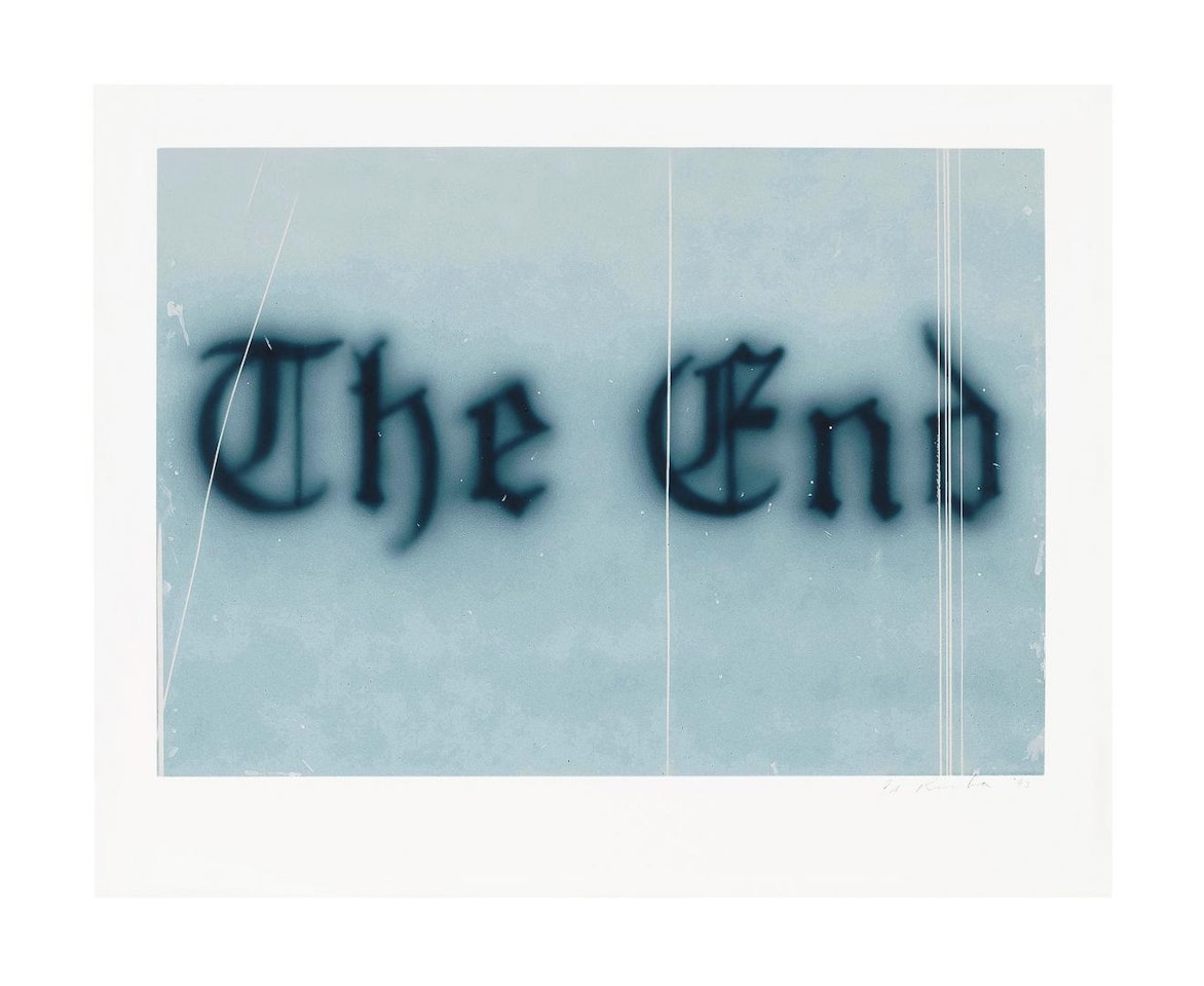 The End #8 by Ed Ruscha