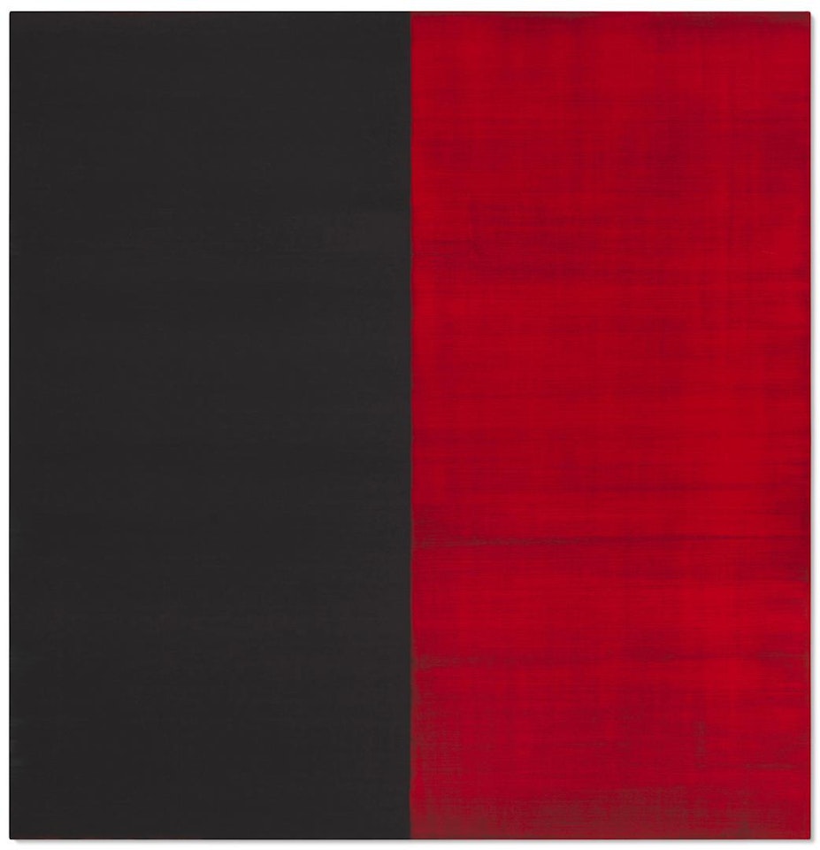 Untitled Lamp Black No. 9 by Callum Innes