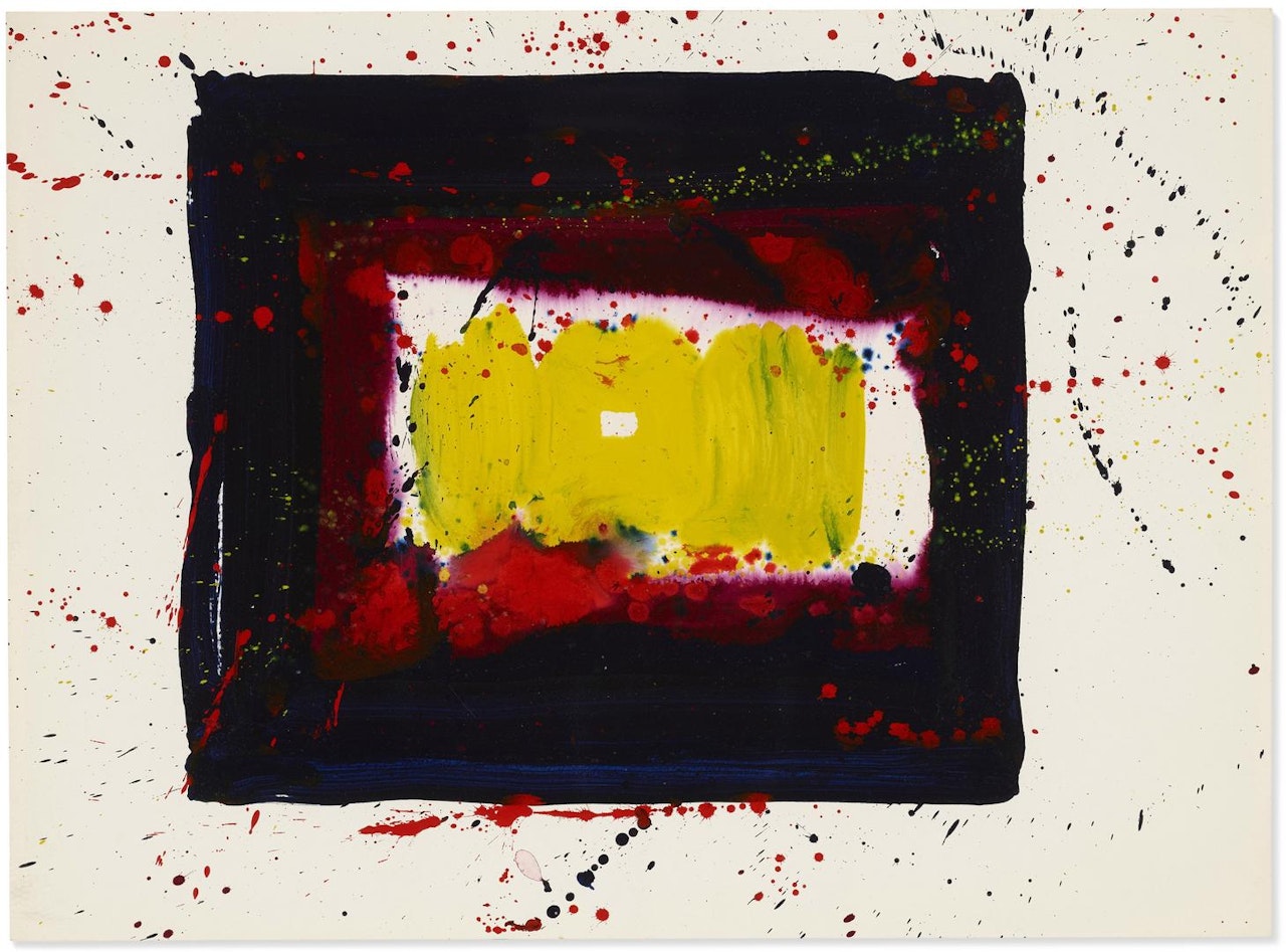 Untitled, Los Angeles by Sam Francis