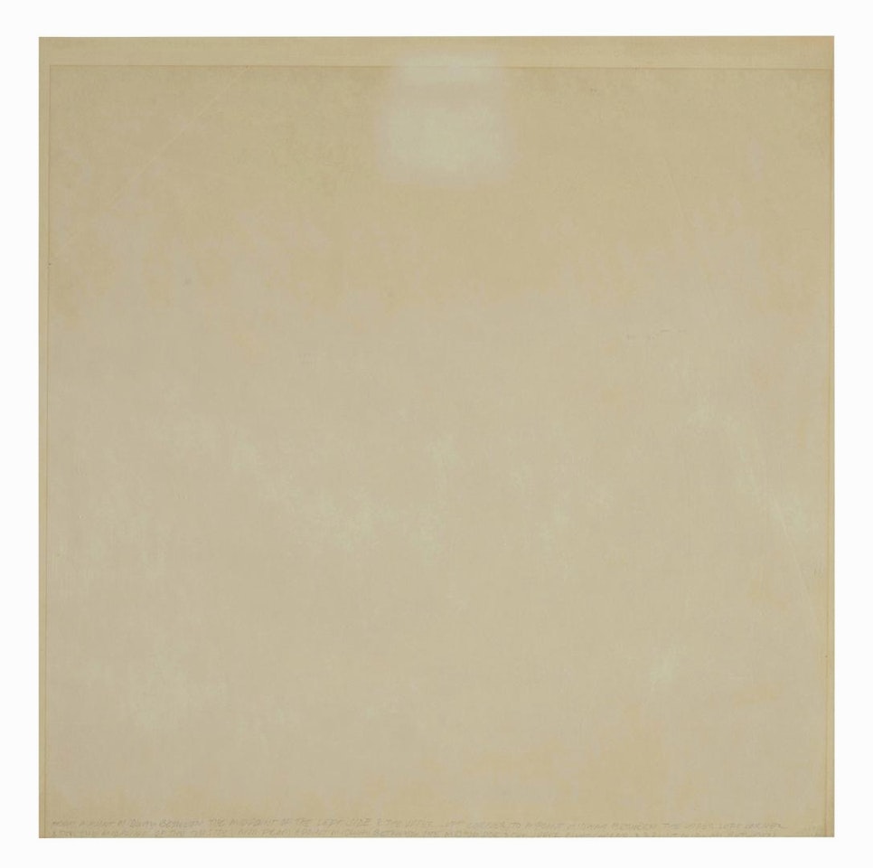 Folded Paper Drawing by Sol LeWitt