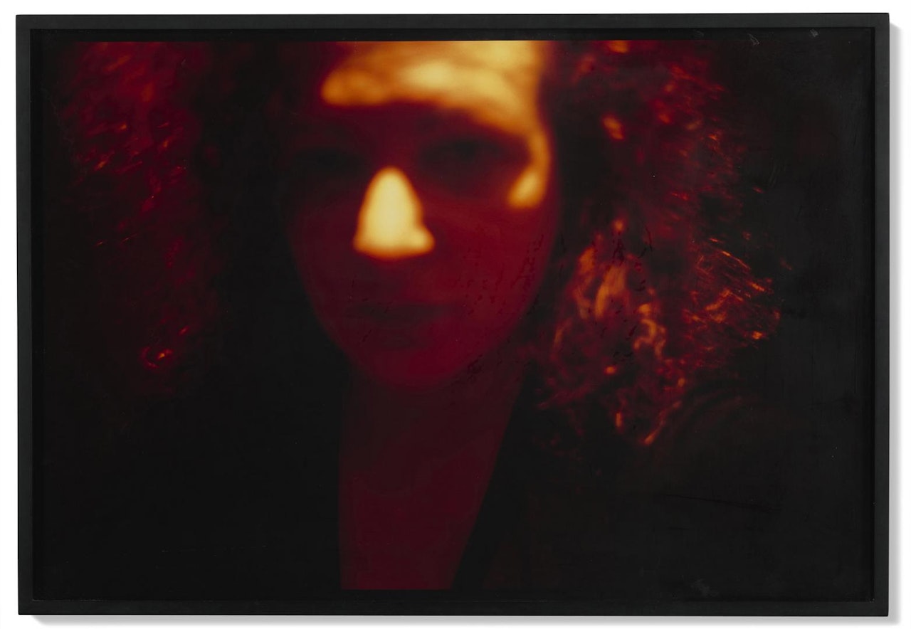 Self Portrait in Red, Zürich by Nan Goldin