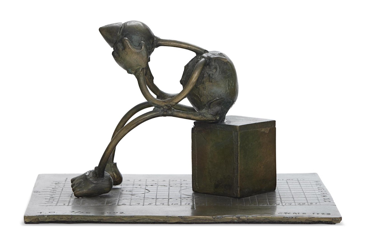 Crying Giant Maquette by Tom Otterness