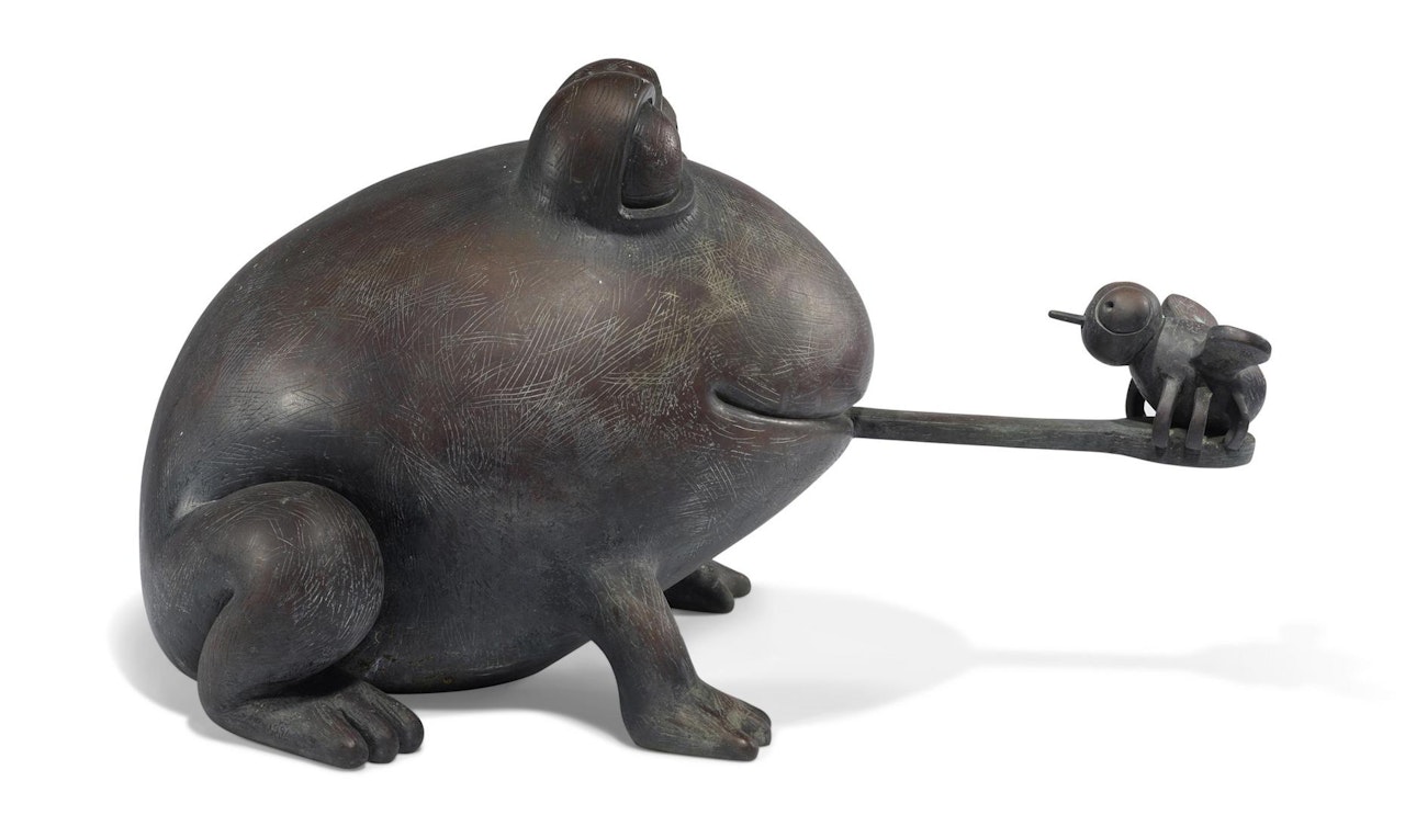 Frog with Bug by Tom Otterness