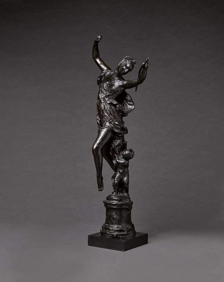 L'AMOUR DÉSARMÉ, ESQUISSE (SKETCH OF CUPID DISARMED) by Jean-Baptiste Carpeaux