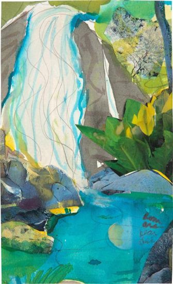 Martinique Waterfalls II by Romare Bearden