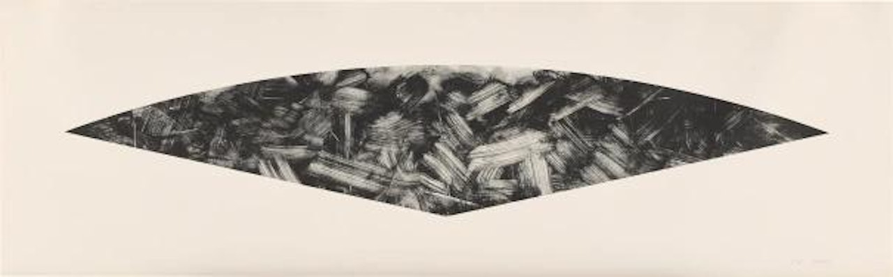 Dark Gray Curve (State I) by Ellsworth Kelly