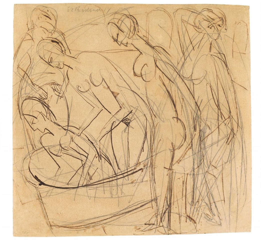 Badende by Ernst Ludwig Kirchner