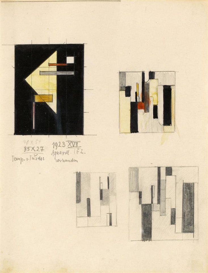 Kompositionen (XVII. 1923) by Walter Dexel