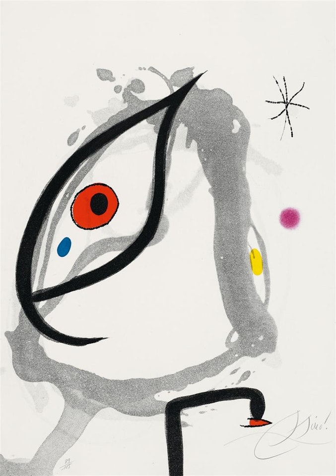 André Pieyre de Mandiargues. Passage de L'Égyptienne by Joan Miró