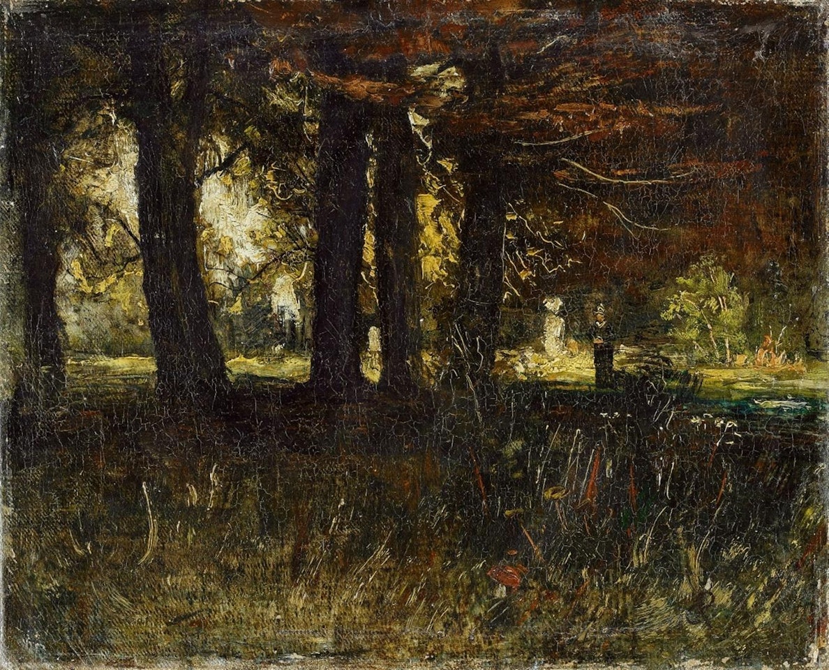 Im Weimarer Schloßpark by Christian Rohlfs
