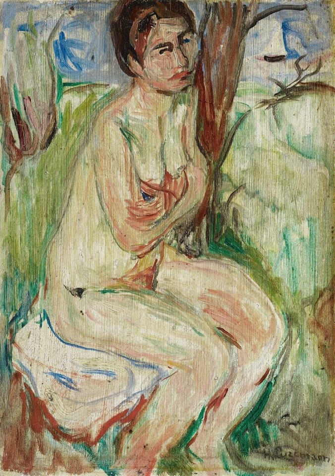 Sitzender Akt by Hans Purrmann