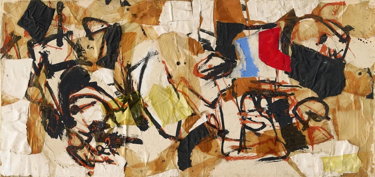 Untitled (Progetto per il grande rosso) by Afro