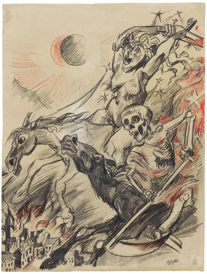 Apokalyptische Reiter by Max Pechstein