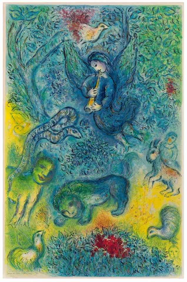 La flûte enchantée by Marc Chagall