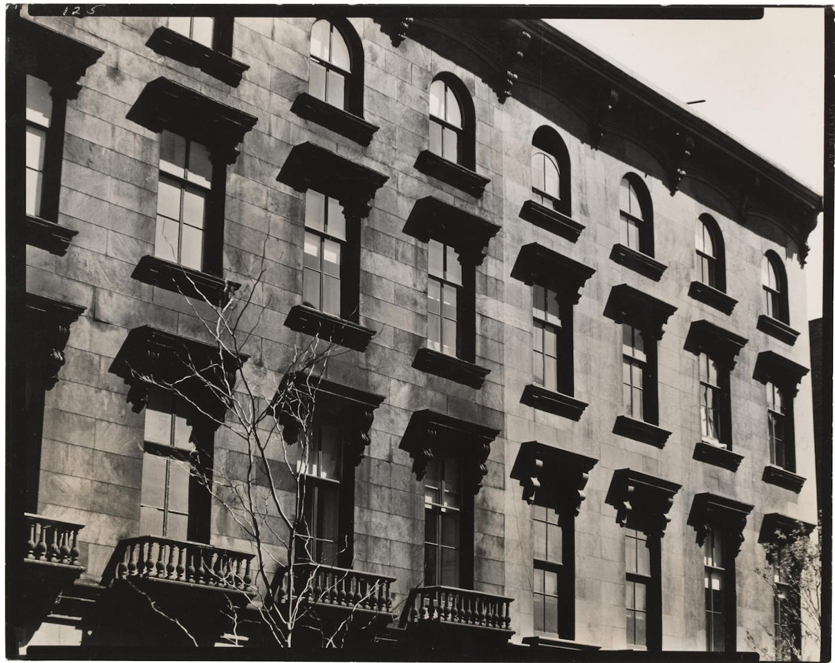 Brooklyn Façade: 65-71 Columbia Heights, May 14, 1936 by Berenice Abbott