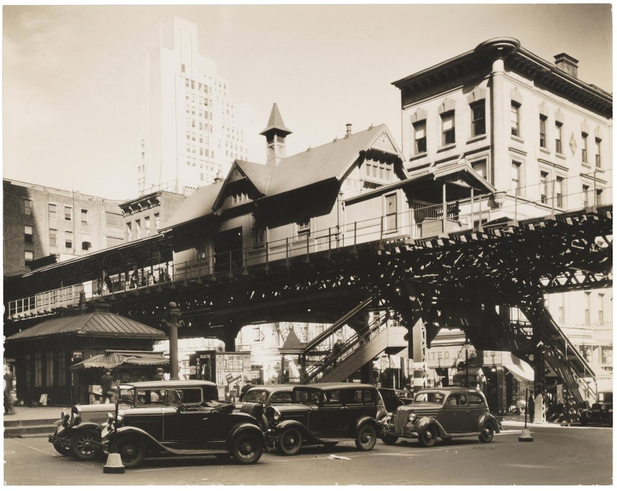 Hanover Square, New York by Berenice Abbott