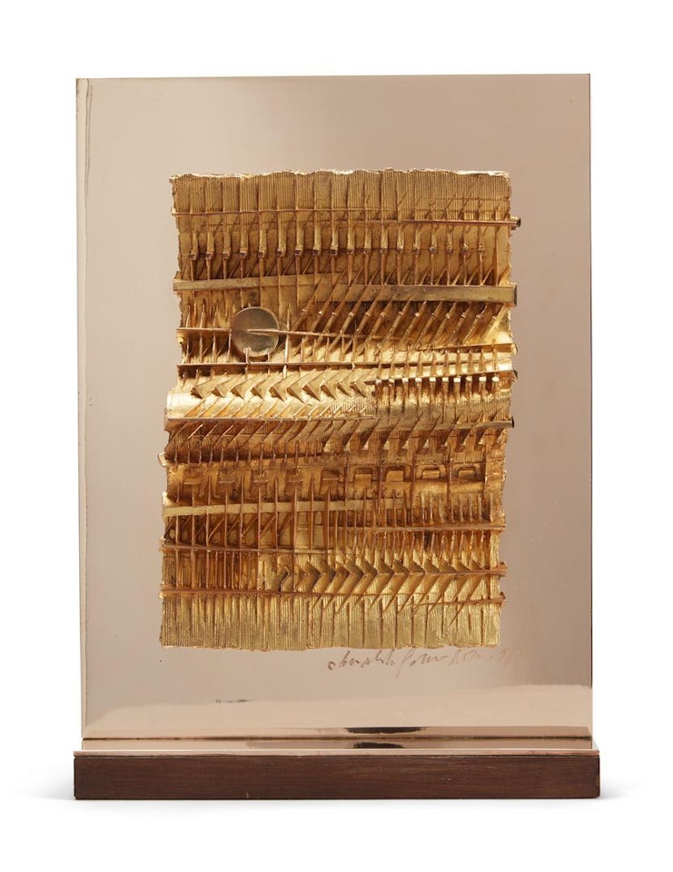 FOGLIO, V by Arnaldo Pomodoro