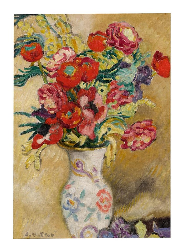 BOUQUET AU VASE DE FAÏENCE by Louis Valtat
