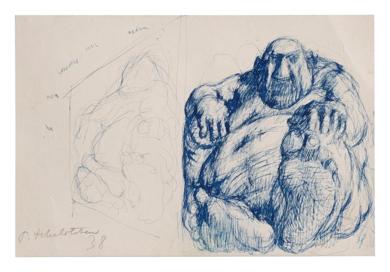 STUDY FOR "PHENOMENA" by Pavel Tchelitchew