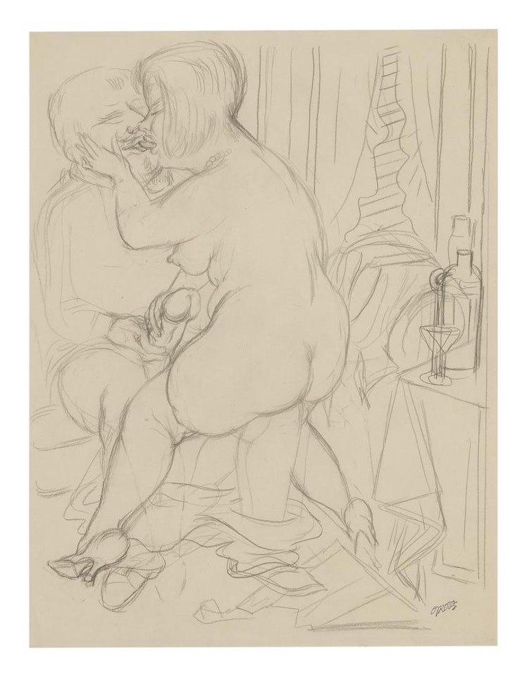 LIEBESPAAR (LOVERS) by George Grosz