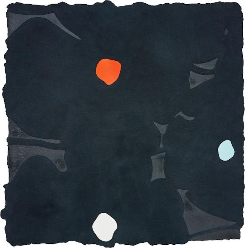 Black with Colors by Donald Sultan