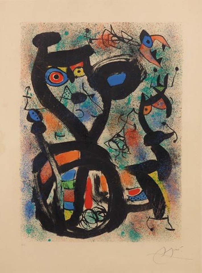 El gato (Le chat) by Joan Miró