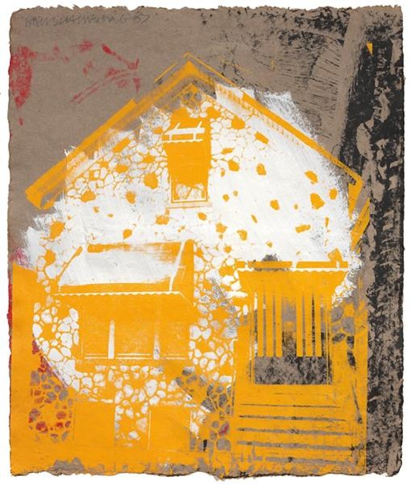 Stone ticket (Passes) by Robert Rauschenberg