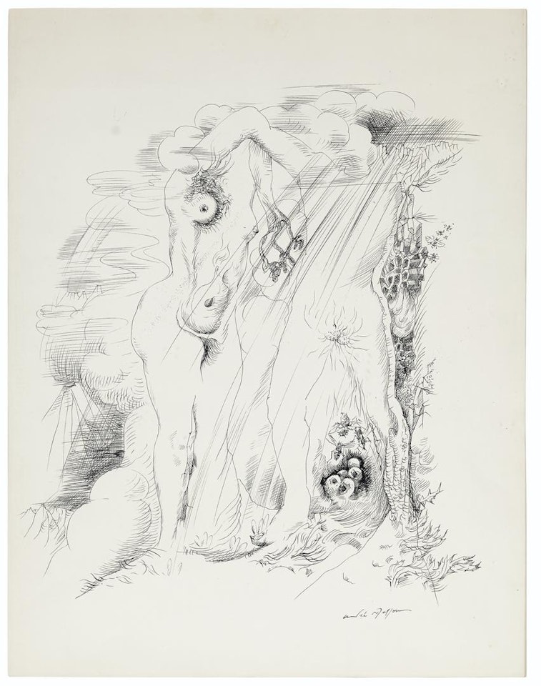 Ecoute la Pluie, Nourrice des Abeilles by André Masson