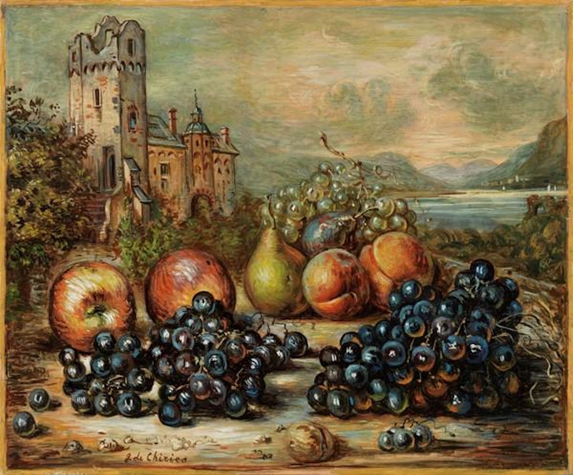 Frutta in un paese by Giorgio de Chirico