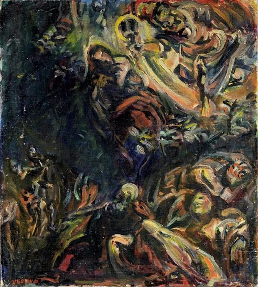 Cristo nei Getsemani (Interpretazione da Tintoretto) by Emilio Vedova