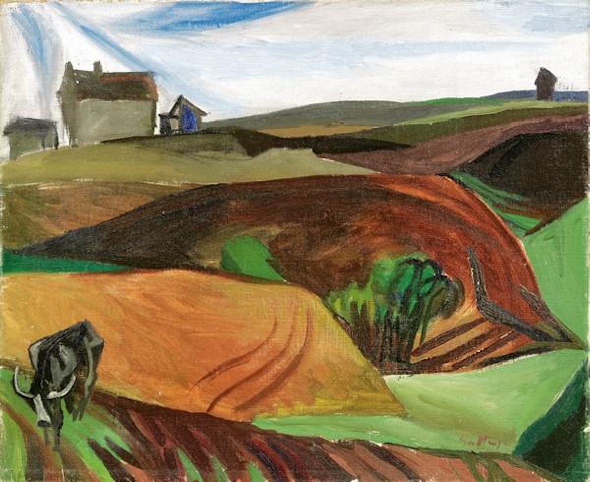 Campagna romana by Renato Guttuso