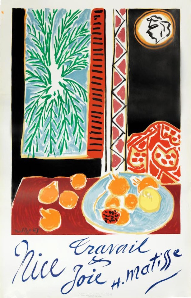 NICE. TRAVAIL & JOIE by Henri Matisse