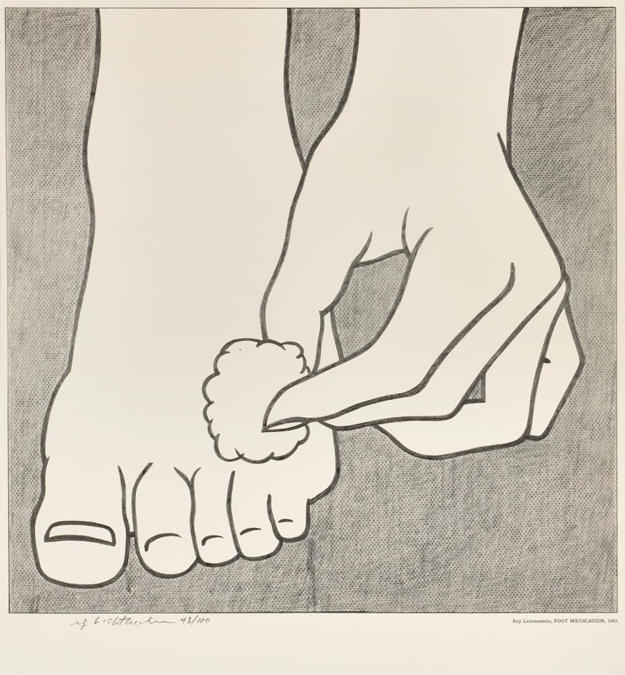 Foot Medication Poster (C.App. 3) by Roy Lichtenstein