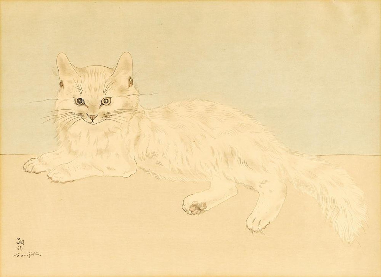 The White Cat by Leonard Tsuguharu Foujita