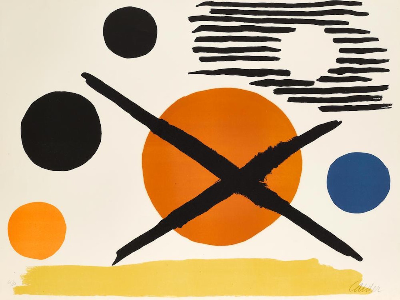 Le Croix sur le Soleil by Alexander Calder