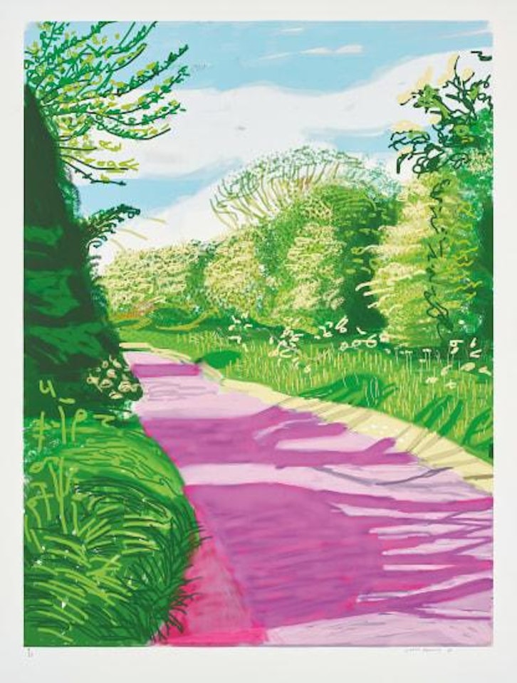 The Arrival of Spring in Woldgate, East Yorkshire in 2011 (twenty eleven) - 31 May, No. 2, 2011, from The Arrival of Spring in 2011 (twenty eleven) by David Hockney