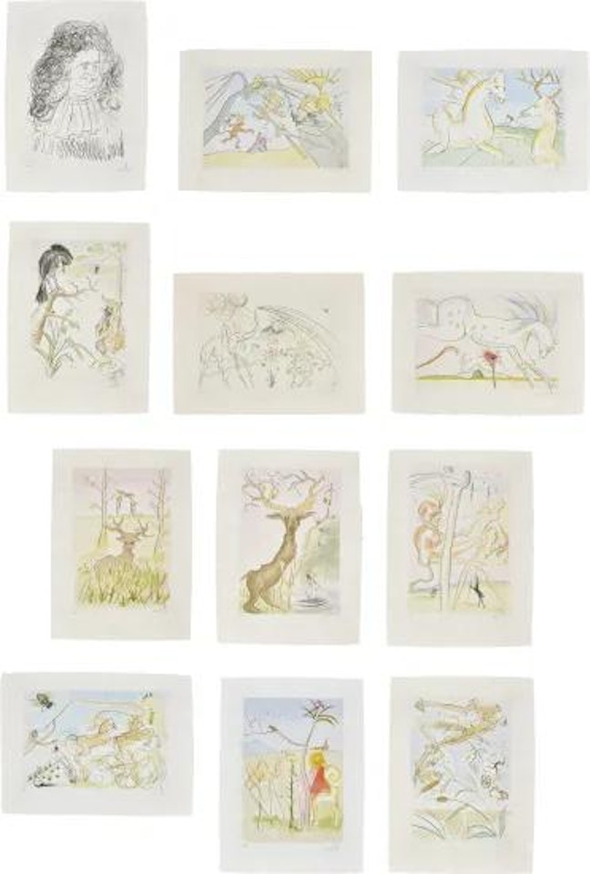 Le Bestiaire de La Fontaine Dalinisé (La Fontaine's Bestiary Dalinized) by Salvador Dali