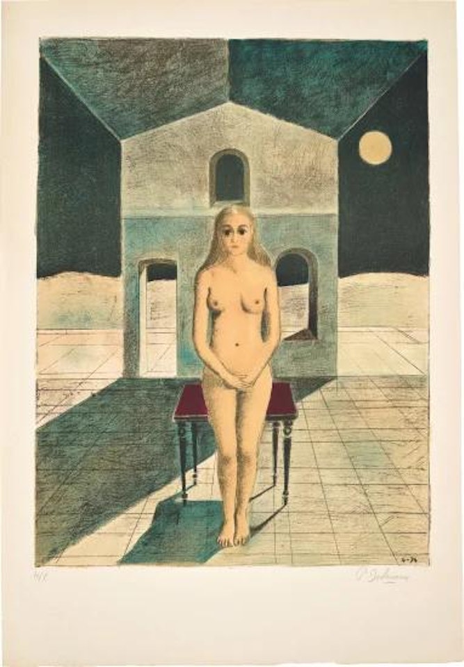 La Voyante (The Clairvoyant) by Paul Delvaux