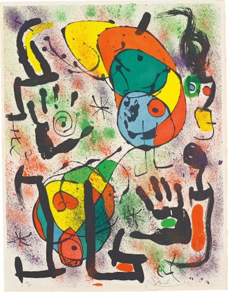 Untitled, plate VI, from Les Voyants (The Clairvoyants) by Joan Miró