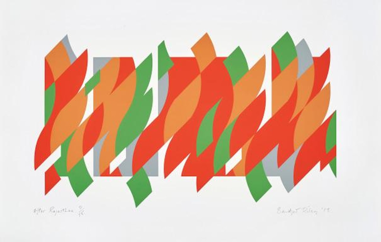 After Rajasthan by Bridget Riley