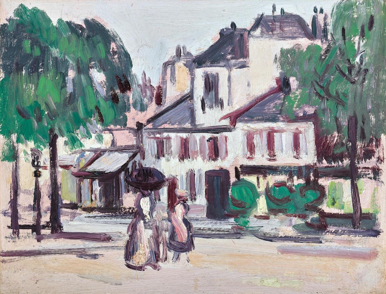 FAUBOURG ST JACQUES, PARIS by John Duncan Fergusson