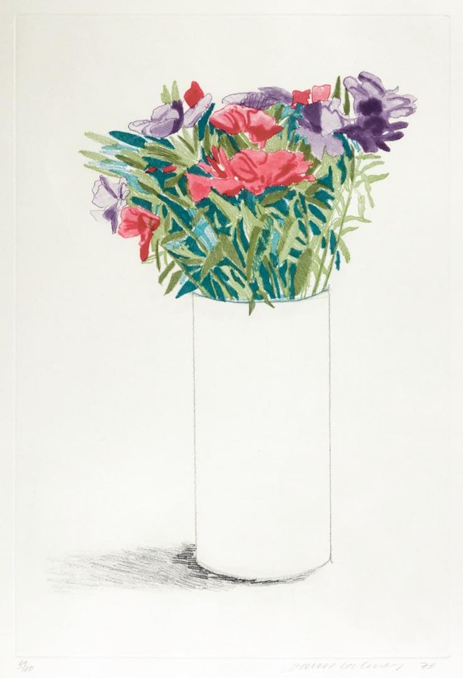 GODETIA (SCOTTISH ARTS COUNCIL 155) by David Hockney