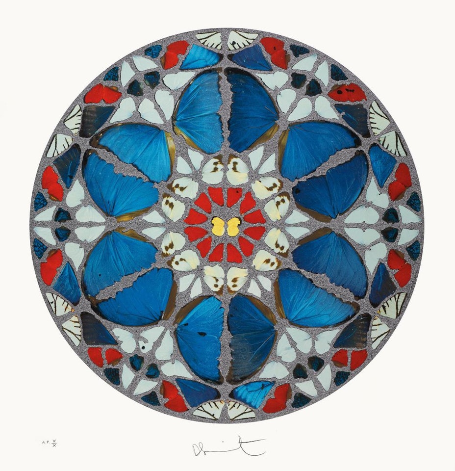 PSALM PRINT: VERBA MEA AURIBUS by Damien Hirst