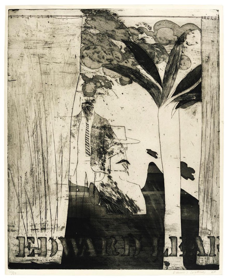 EDWARD LEAR (S.A.C., MCA TOKYO 34) by David Hockney