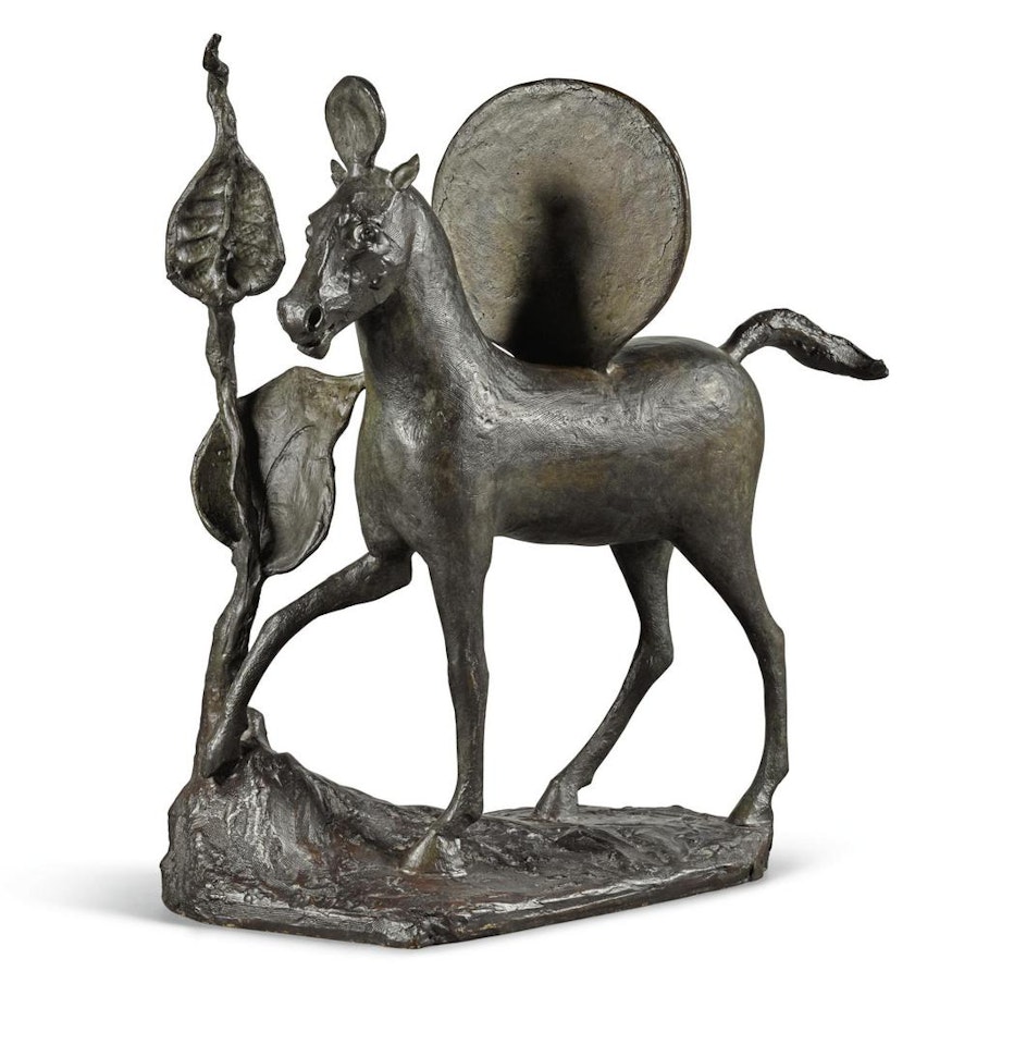 CHEVAL À DEUX DISQUES by Barry Flanagan
