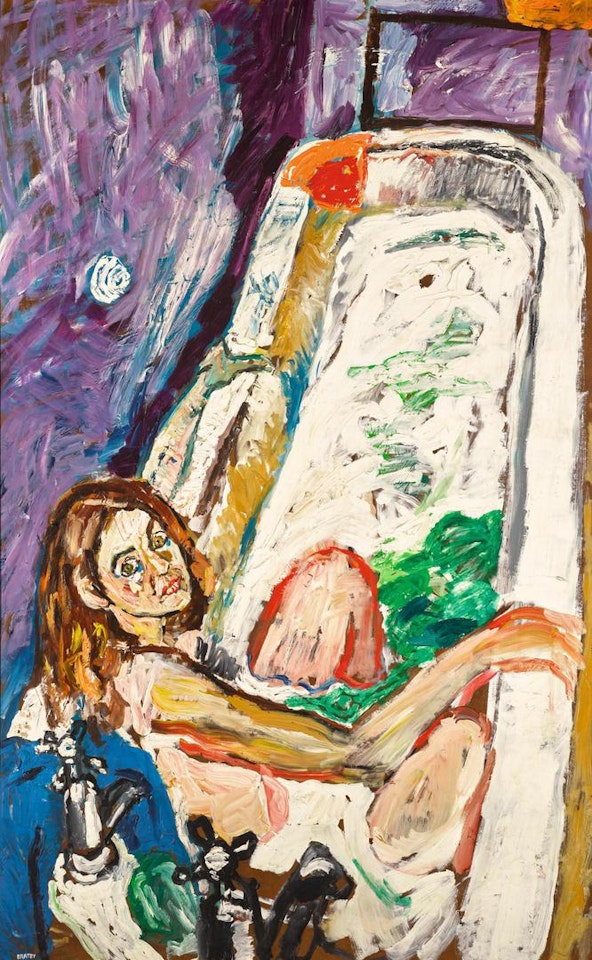 PAT IN THE BATH (BATH TIME) by John Bratby